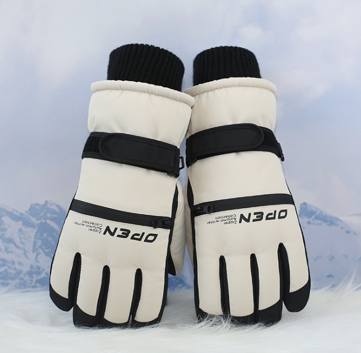 " Winter Outdoor Windproof Waterproof Thermal Sport Cycling  Ski Gloves "